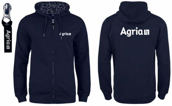 Hoodie, Brodyr fram och bak i gruppen Agria Shop / Klder hos AgriaShop (2322r)