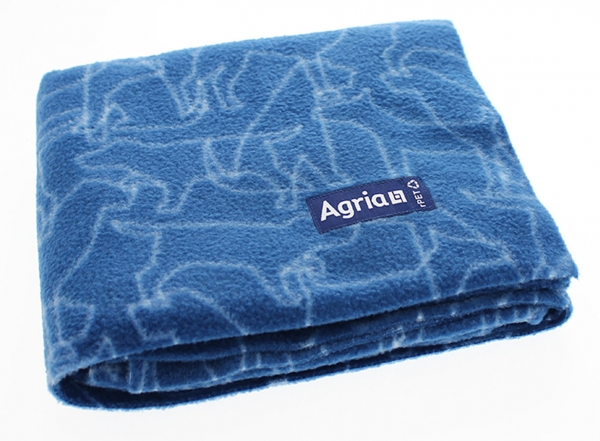 Fleecefilt med Agria hundmönster i gruppen Agria Shop / Hund hos AgriaShop (AGR2213)