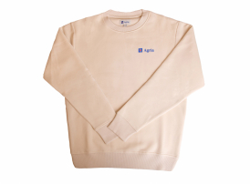 Sweatshirt beige - gör den personlig